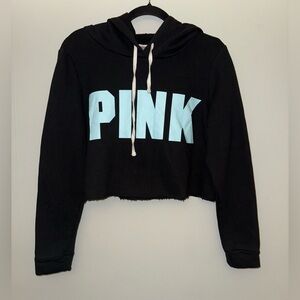 PINK VS women’s cropped hoodie sz M✨